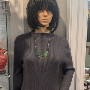 H&M Long Sleeve Dark Gray Dress